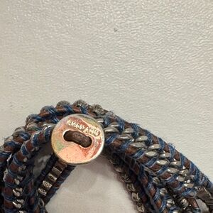 Chan Luu Blue and Silver Wrap Bracelet